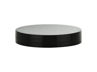 58-400 Smooth Black Plastic Cap (Foam Liner)