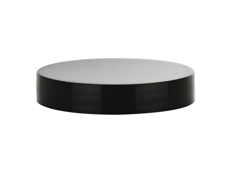 58-400 Smooth Black Cap (Universal Heat Seal)