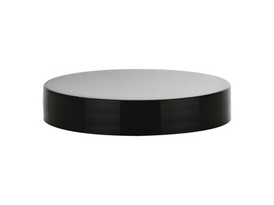 58-400 Black Smooth Cap (Printed Pressure Sensitive Liner)