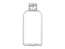 6 oz Clear 24-410 PET Boston Round Plastic Bottle