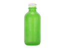 60 mL (2 oz) Lime Green 20-400 Glass Euro Dropper Style Boston Round Bottle