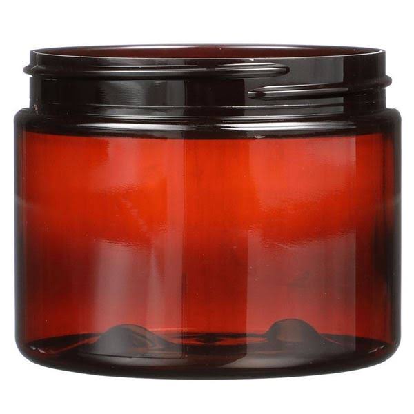 6 oz Amber PET Plastic Single Wall Jar 70-400
