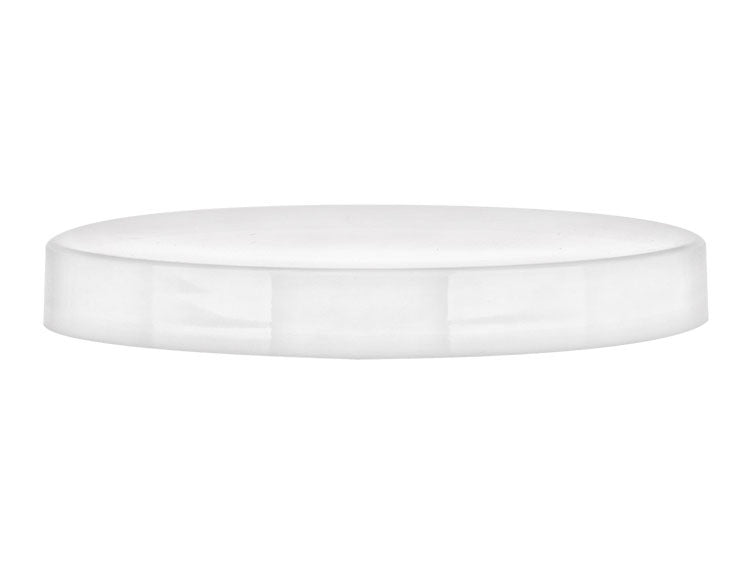 White 70-400 Smooth Plastic Cap (Foam Liner)