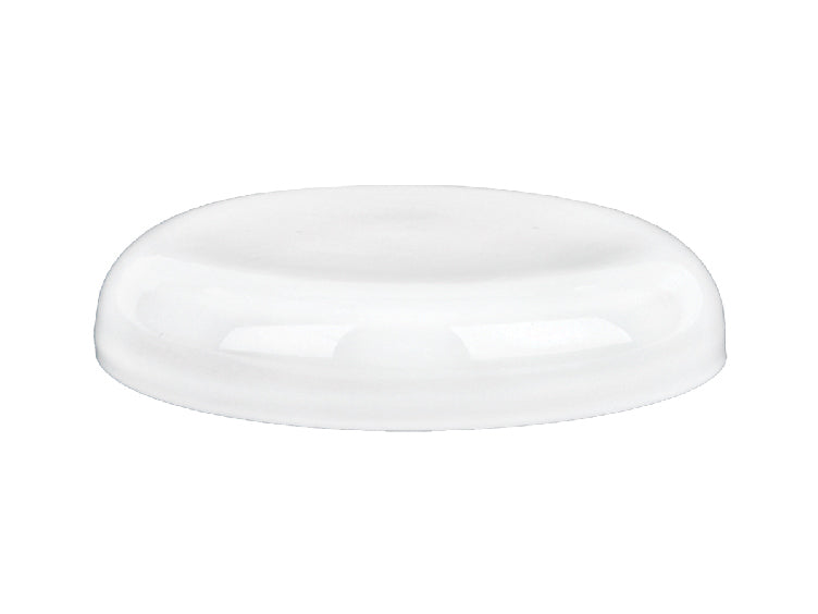 70-400 White Smooth Dome Cap (Heat Seal Liner)