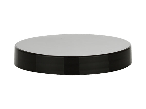 70-400 Black Smooth Plastic Cap (Universal Heat Seal Liner)