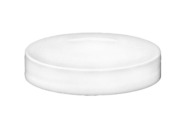 70-400 White Smooth Plastic Cap (Foam Liner)
