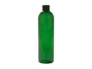 8 oz Green 24-410 PET Cosmo Round Plastic Bottle