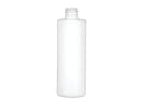 8 oz White 24-410 HDPE Cylinder Round Plastic Bottle