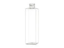8 oz Clear 24-410 PET Square Bottle
