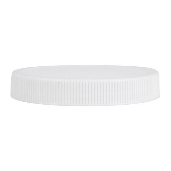 89-400 White Ribbed Cap (Linerless)