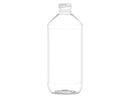 8 oz Clear 24-410 Modern Round PET Plastic Bottle