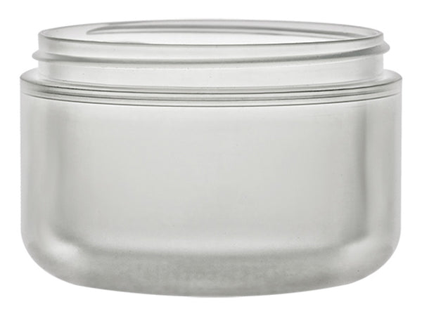 8 oz Natural 89-400 Round Base Double Wall Jar