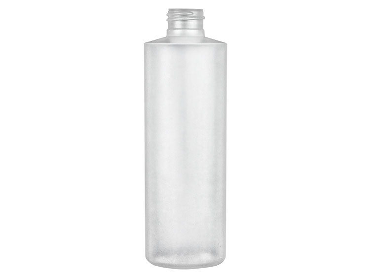 8 oz Natural-Colored HDPE Cylinder Round Bottle 24-410