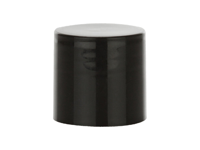 24-415 Black Smooth Plastic Cap