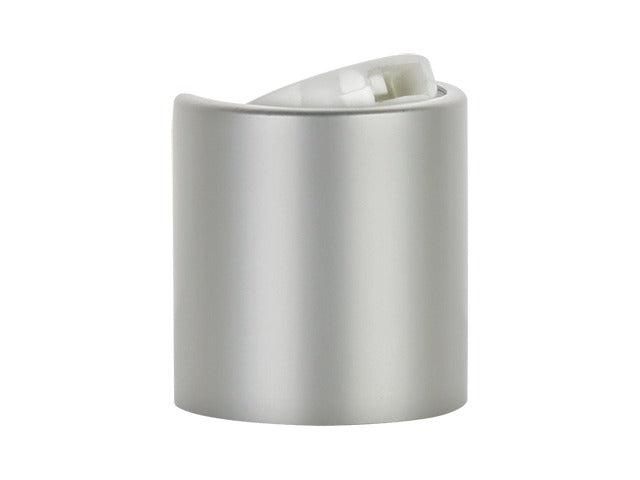 20-410 Brushed Aluminum & White Metal Shelled Disc Top Cap - Citadel ...