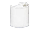 20-410 White Smooth Disc Top Plastic Cap 50% PP PCR