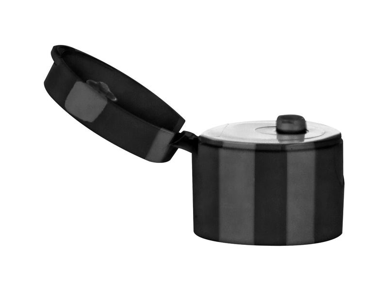 24-410 Black Smooth Snap Top Cap (.187" Orifice)
