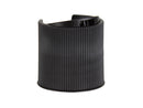 28-410 Black Ribbed Disc Top (.338" Orifice)