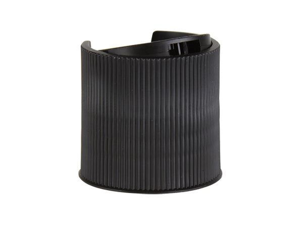 28-410 Black Ribbed Disc Top (.338" Orifice)