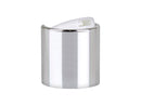 24-410 Silver/White Smooth Disc Top Cap (.305" Orifice)