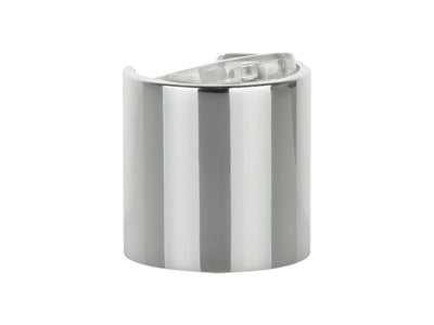 24-410 Silver/Natural Smooth Disc Top Cap (.305" Orifice)