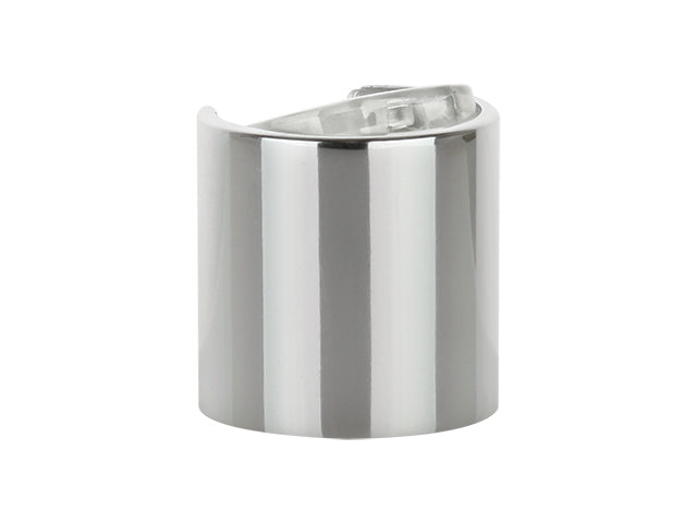 24-410 Silver Smooth Disc Top Cap (.305" Orifice)