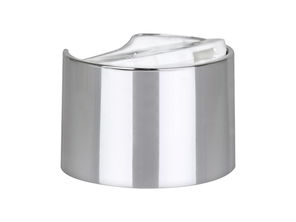 24-410 Silver "Symmetrical" Disc Top Cap