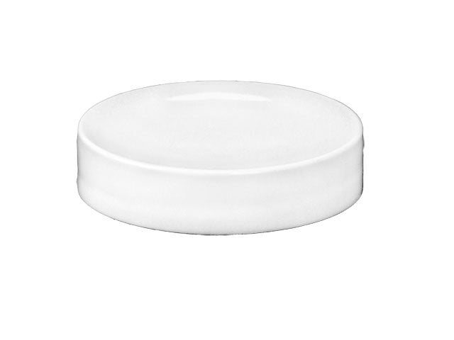 58-400 White Smooth Plastic Cap (Linerless)