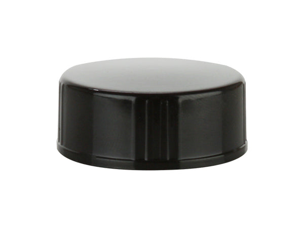 28-400 Black Phenolic Ribbed Cap (Cone Liner)