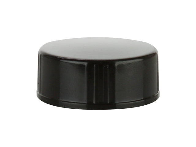28-400 Black Phenolic Ribbed Cap (Cone Liner)