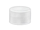 20-410 White Ribbed Stipple Top Cap (Foam Liner)