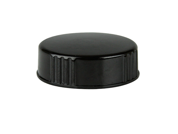 33-400 Black Ribbed Phenolic Plastic Cap (Cone Liner)