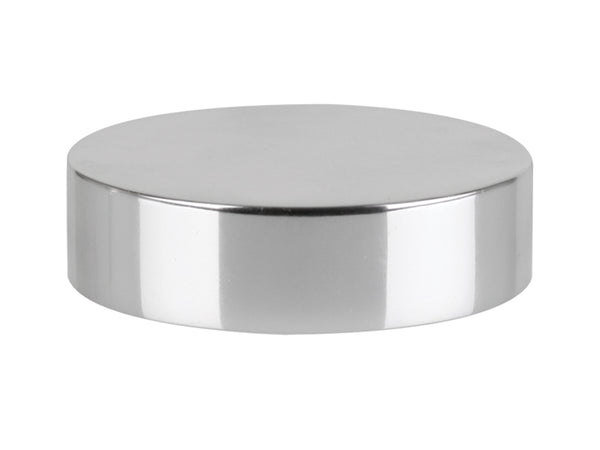 58-400 Silver Smooth Metal Shelled Cap (Foam Liner)