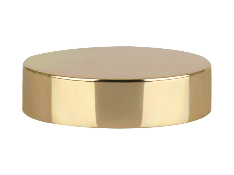 58-400 Gold Smooth Plastic Cap (Foam Liner)