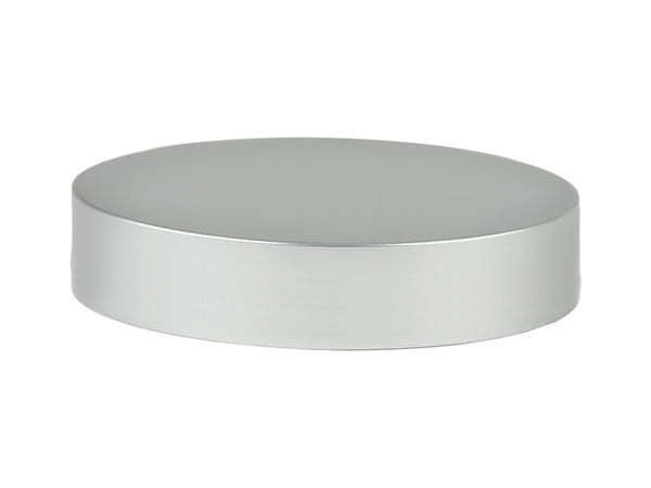 70-400 Silver Brushed Aluminum Smooth Cap (Foam Liner)