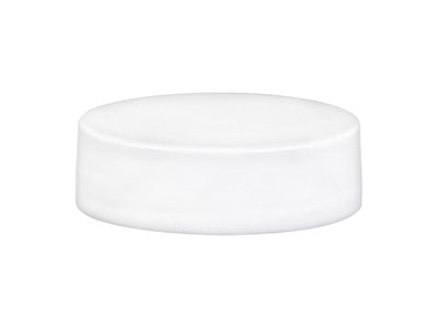 33-400 White Smooth Plastic Cap PP (Foam Liner)