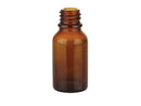 1/2 oz Amber 18mm Boston Round Glass Bottle