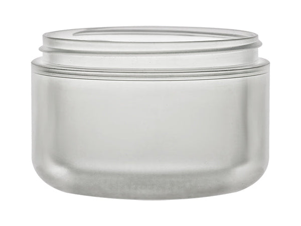 8 oz Natural 89-400 Round Base Double-Wall Jar