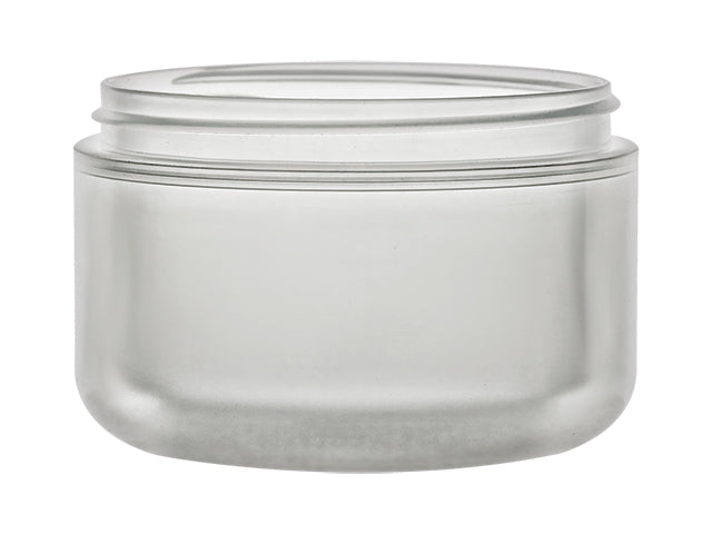 8 oz Natural 89-400 Round Base Double-Wall Jar