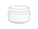 1/2 oz White 48-400 PP Double Wall Plastic Jar