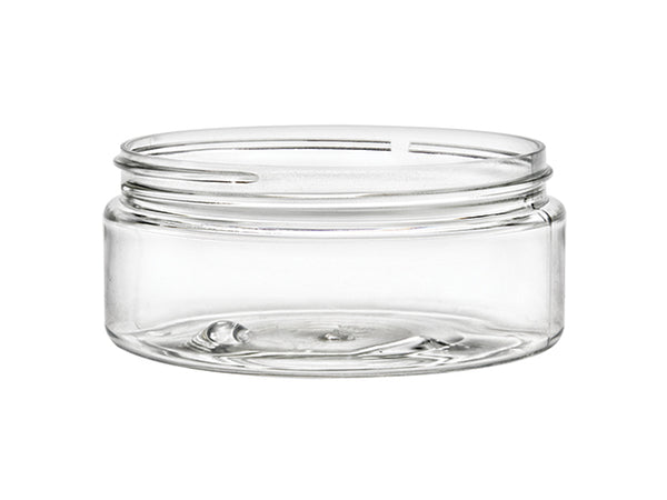 4 oz Clear 89-400 PET Plastic Jar