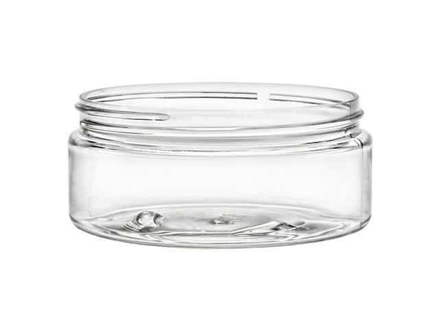 4 oz Clear 89-400 PET Plastic Jar