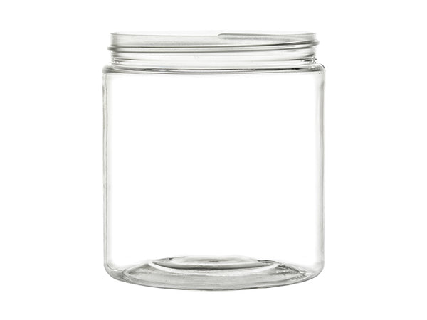 4 oz Clear 58-400 PET Straight-Sided Plastic Jar