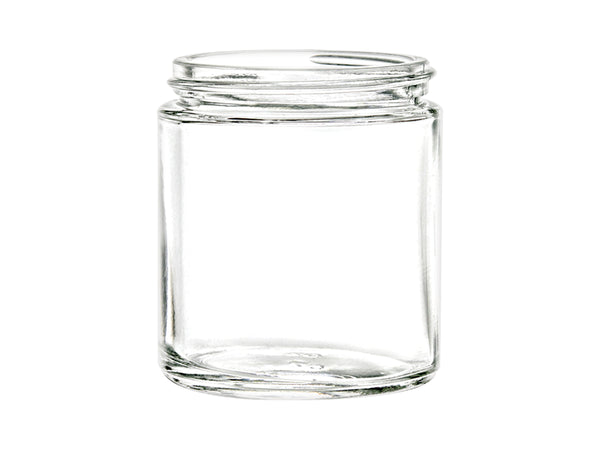 4 oz Clear 58-400 Straight-Sided Glass Jar