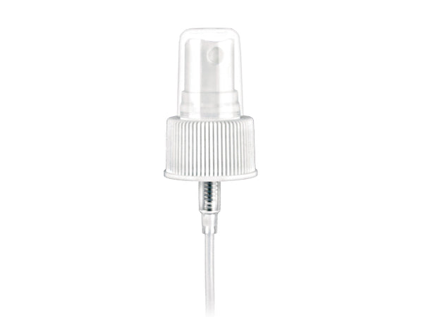 24-410 White Fine Mist Sprayer 7.6875" Dip Tube (Output 0.16cc)