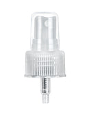 24-410 Natural-Colored Fine Ribbed Fine Mist Sprayer 5.25" Dip Tube (Output 0.16cc)