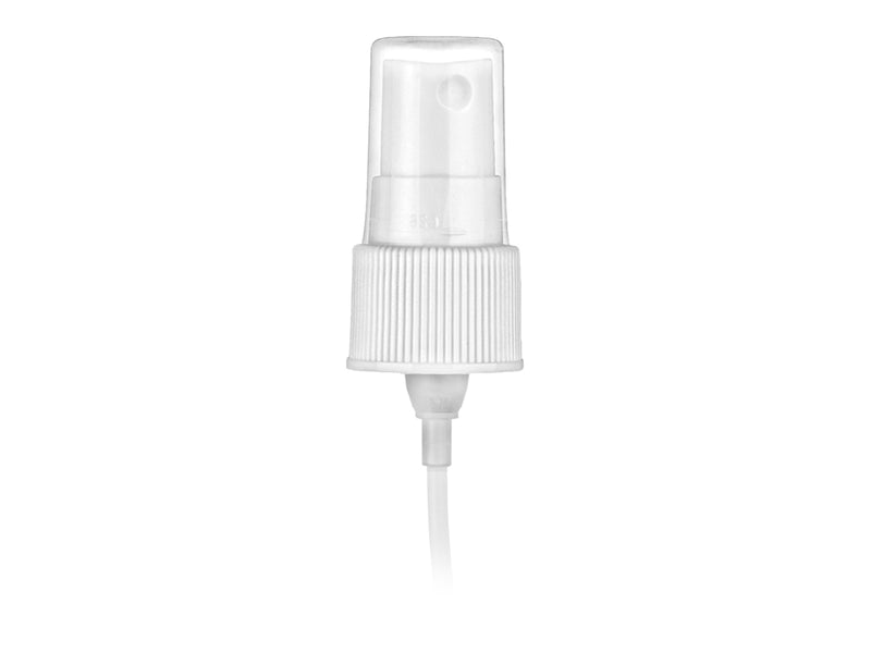 20-410 White Fine Mist Sprayer 3.625" Dip Tube (Output 190mcl)