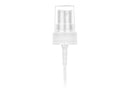22-400 White Fine Ribbed Fine Mist Sprayer 4.3125" Dip Tube (.18ml)