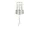 22-400 Brushed Aluminum/White Fine Mist Sprayer 4.3125 Dip Tube (Output 0.16cc)