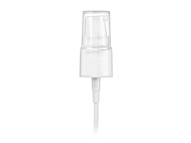 20-410  White Smooth Cosmetic Treatment Pump  (130MCL Output, 4" Diptube)